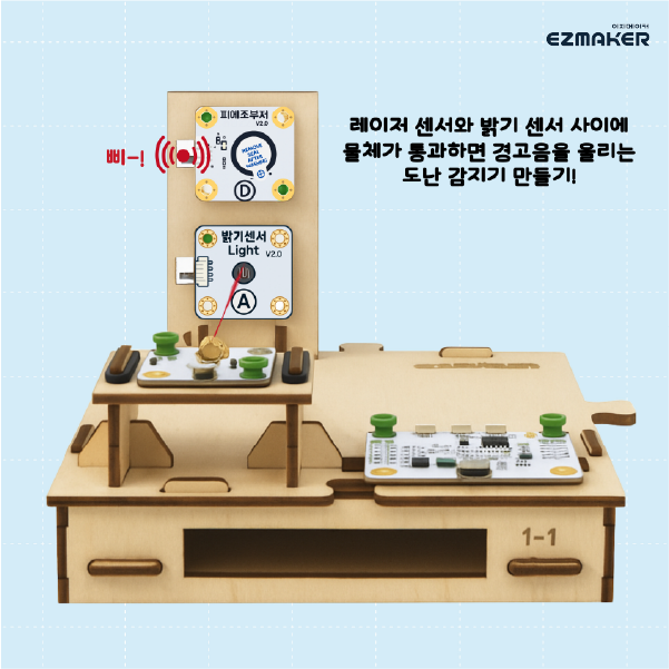 W4 레이저 도난 감지기 만들기 썸네일1