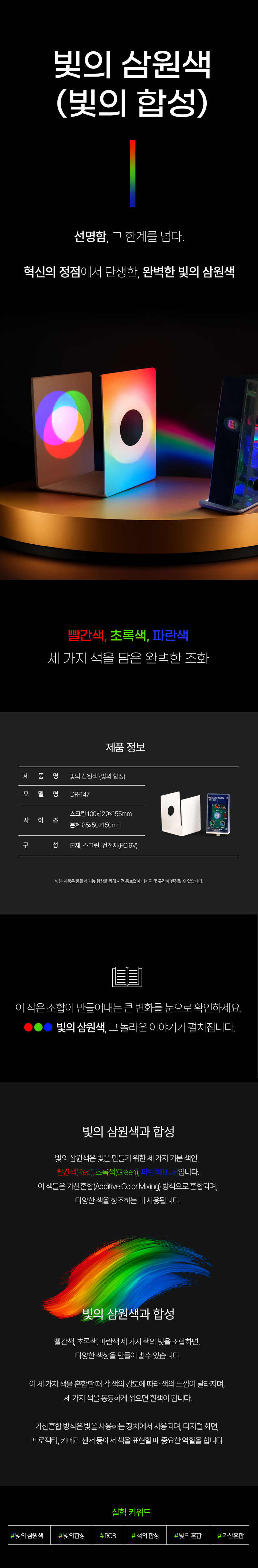 빛의 삼원색 상세내용 이미지