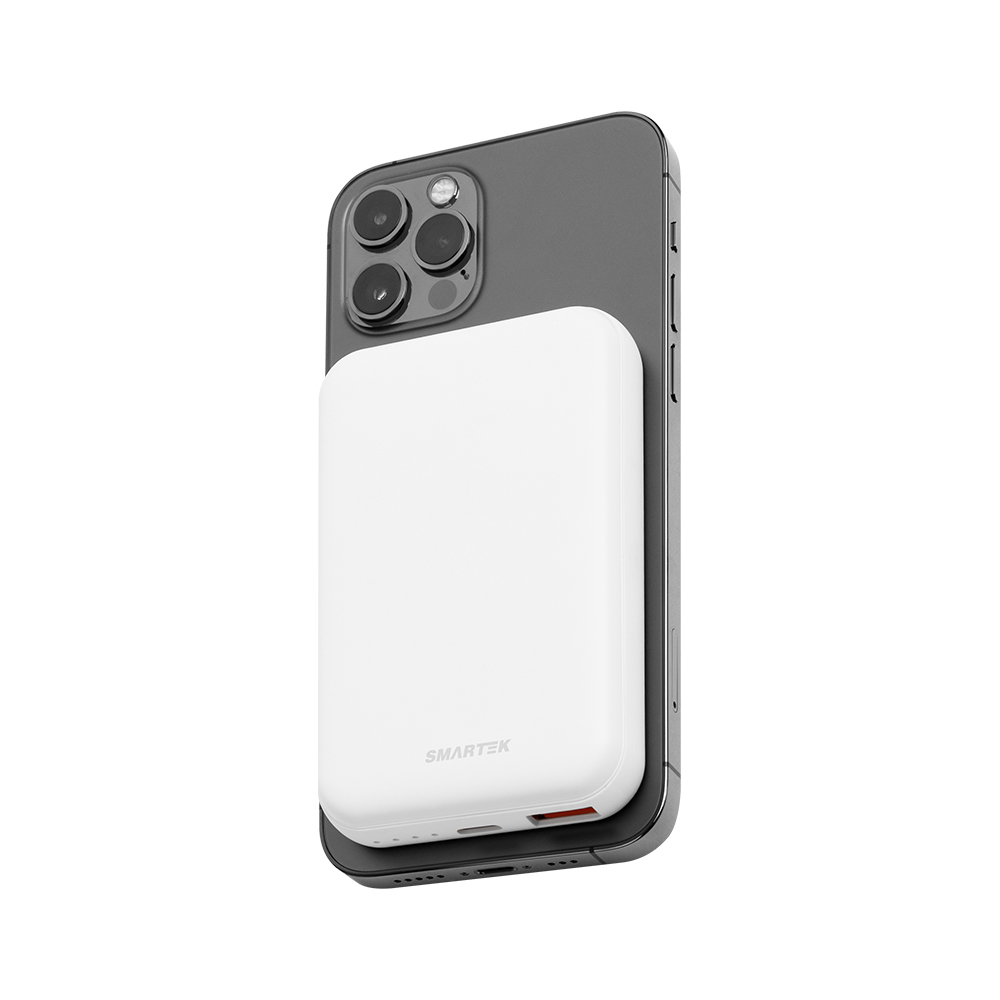[SMARTEK] 15W 10,000mAh 유무선 고속충전 마그네틱 보조 배터리