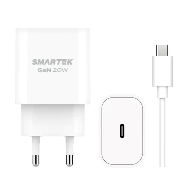 [SMARTEK] MAX 20W 고속 PD GaN 충전기