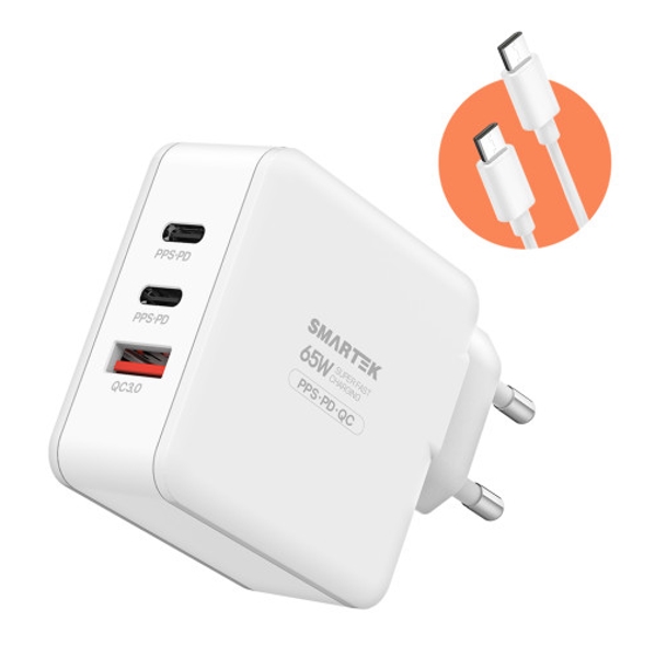 [SMARTEK] C TO C 분리형 65W 고속 충전기